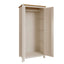 Roman Painted - 2 Door Full Hanging Wardrobe - Truffle