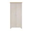 Roman Painted - 2 Door Full Hanging Wardrobe - Truffle