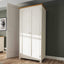 Roman Painted - 2 Door Full Hanging Wardrobe - Truffle