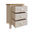 Roman Painted - 3 Drawer Bedside  - Truffle