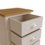 Roman Painted - 3 Drawer Bedside  - Truffle