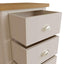 Roman Painted - 5 Drawer Narrow Chest  - Truffle