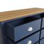Roman Painted - 6 Drawer Chest - Blue