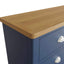 Roman Painted - 6 Drawer Chest - Blue
