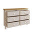 Roman Painted - 6 Drawer chest - Truffle