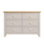 Roman Painted - 6 Drawer chest - Truffle