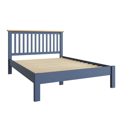 Roman Painted - Double Bed  - Blue
