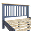 Roman Painted - Double Bed  - Blue