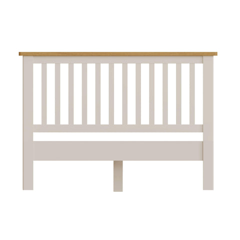 Roman Painted - Double Bed - Truffle