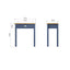 Roman Painted - Dressing Table - Blue