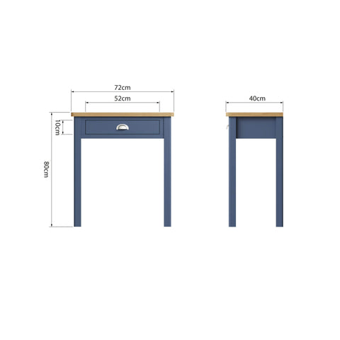 Roman Painted - Dressing Table - Blue