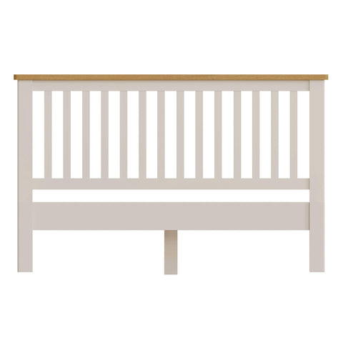 Roman Painted - King Bed - Truffle