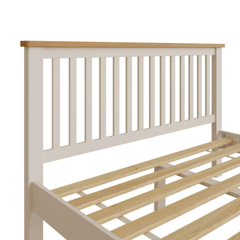 Roman Painted - King Bed - Truffle