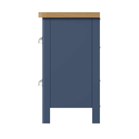 Roman Painted - Small Bedside Cabinet - Blue