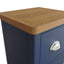 Roman Painted - Small Bedside Cabinet - Blue