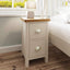 Roman Painted - Small Bedside Cabinet  - Truffle