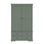 Swayne 2 Door 2 Drawer Wardrobe - Cactus Green