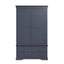 Swayne 2 Door 2 Drawer Wardrobe - Midnight Grey