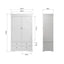 Swayne 2 Door 2 Drawer Wardrobe - White