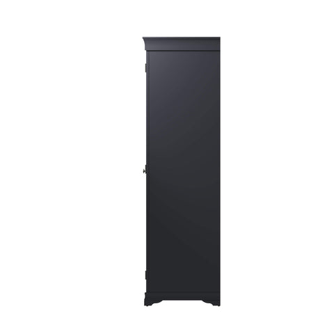 Swayne 2 Door Full Hanging Wardrobe - Midnight Grey
