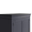 Swayne 2 Door Full Hanging Wardrobe - Midnight Grey