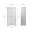 Swayne 2 Door Full Hanging Wardrobe - White