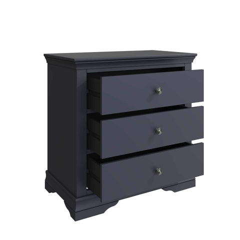 Swayne 3 Drawer Chest - Midnight Grey