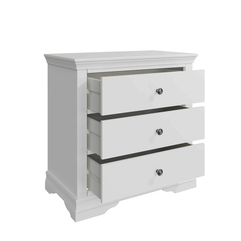 Swayne 3 Drawer Chest - White
