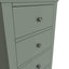 Swayne 5 Drawer Wellington - Cactus Green