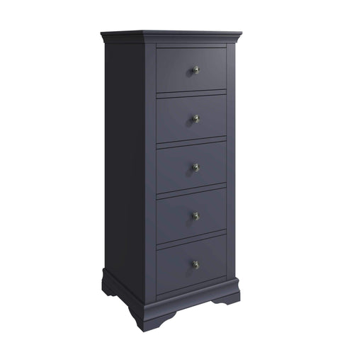 Swayne 5 Drawer Wellington - Midnight Grey