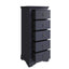 Swayne 5 Drawer Wellington - Midnight Grey