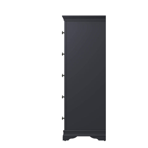 Swayne 5 Drawer Wellington - Midnight Grey