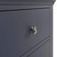 Swayne 5 Drawer Wellington - Midnight Grey