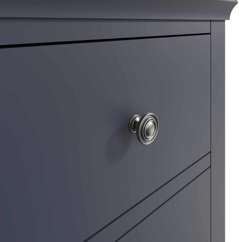 Swayne 5 Drawer Wellington - Midnight Grey