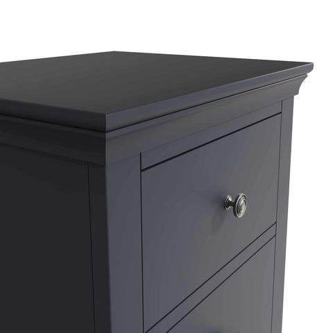 Swayne 5 Drawer Wellington - Midnight Grey