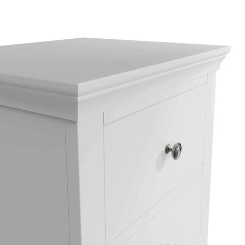 Swayne 5 Drawer Wellington - White