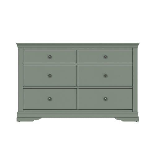 Swayne 6 Drawer Chest - Cactus Green