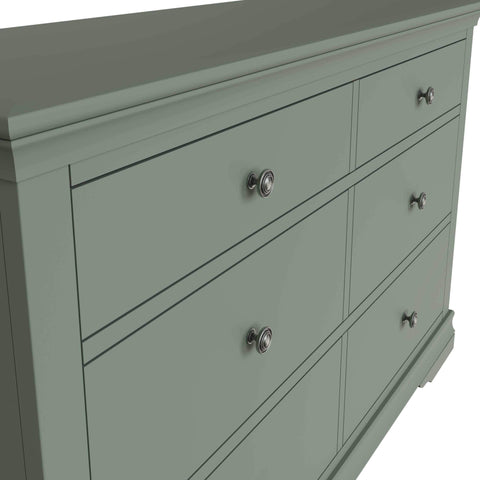 Swayne 6 Drawer Chest - Cactus Green
