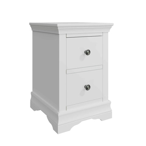 Swayne Bedside Cabinet - White