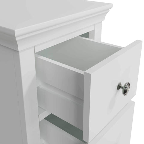 Swayne Bedside Cabinet - White
