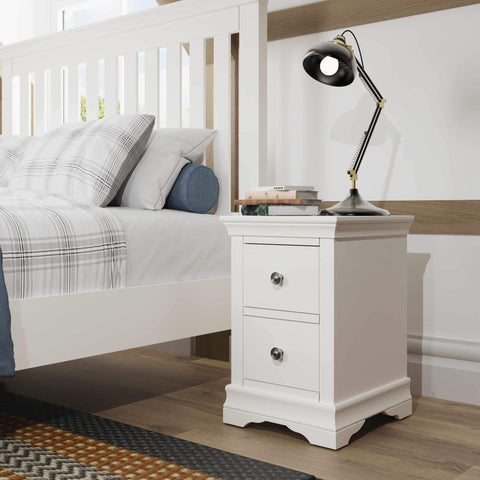 Swayne Bedside Cabinet - White