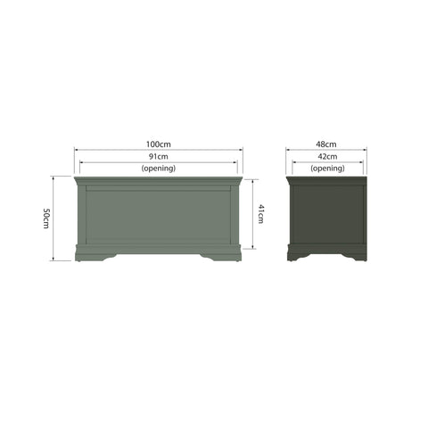 Swayne Blanket Box - Cactus Green