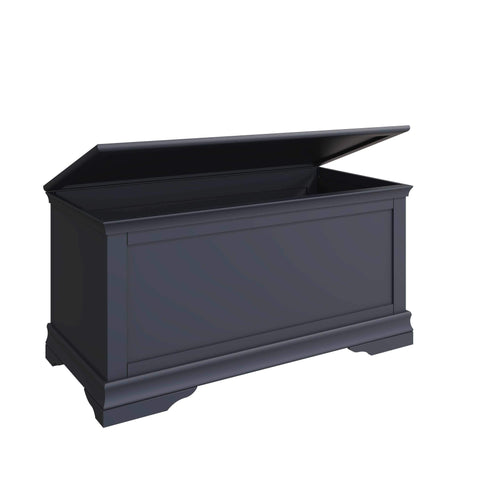 Swayne Blanket Box - Midnight Grey
