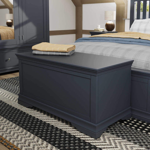 Swayne Blanket Box - Midnight Grey
