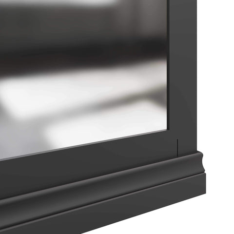 Swayne Cheval Mirror - Midnight Grey