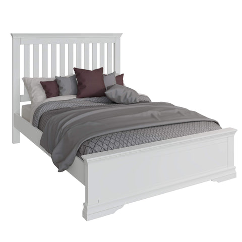 Swayne Double Bed - White