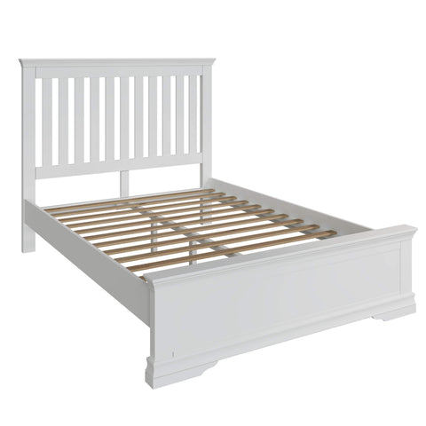Swayne Double Bed - White