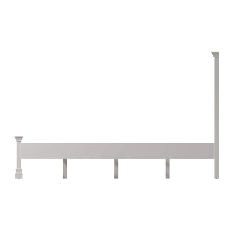 Swayne Double Bed - White