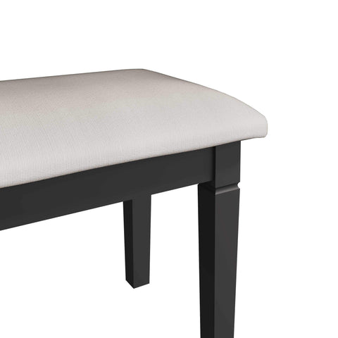 Swayne Dressing Stool - Midnight Grey