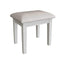 Swayne Dressing Stool - White